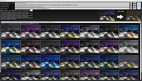 application for previewing photos with added LUT effect